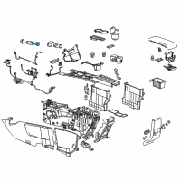 OEM 2012 Cadillac SRX Lighter Diagram - 13502526