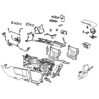 OEM 2017 Chevrolet Camaro Interior Bulb Diagram - 13500832