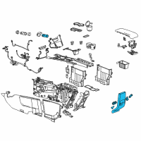 OEM 2011 GMC Terrain Rear Trim Panel Diagram - 20847494