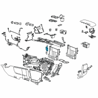 OEM Buick LaCrosse Compartment Lamp Diagram - 13577963