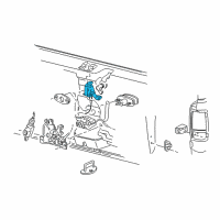 OEM Ford Expedition Latch Assembly Diagram - F75Z-7840860-AC