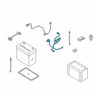 OEM 2001 Nissan Frontier Harness-Engine NO. 2 Diagram - 24077-3S500