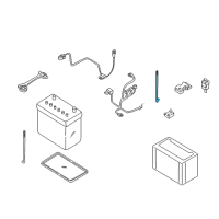 OEM Infiniti G37 Rod-Battery Fix Diagram - 24425-8990B