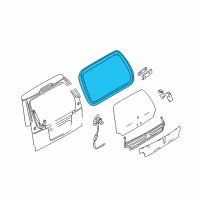 OEM 2004 Lincoln Aviator Weatherstrip Diagram - 2C5Z-7842084-AA