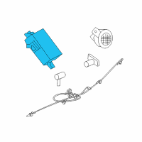 OEM 2012 Ford Edge Module Diagram - BT4Z-15K866-A