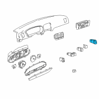 OEM Kia Optima Switch Assembly-Hazard Diagram - 937903C010