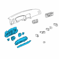 OEM 2003 Kia Optima Cluster Assembly-Instrument Diagram - 940013C500