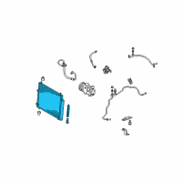 OEM 2012 Toyota Matrix Condenser Diagram - 88450-02330