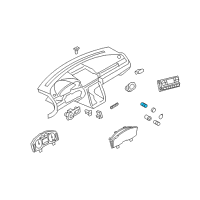 OEM 2001 Ford Excursion Cigarette Lighter Sockets Diagram - YF1Z19N236AAA