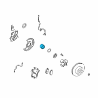 OEM 2000 Nissan Altima Bearing, Wheel Diagram - 40210-30R01