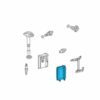 OEM 2011 Honda Accord Control Module, Engine (Rewritable) Diagram - 37820-R42-A71