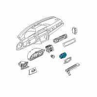 OEM BMW M3 Automatic Headlight Lamp Control Switch Diagram - 61-31-9-169-396