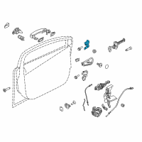 OEM 2018 Ford C-Max Upper Hinge Diagram - CP9Z-5422801-A