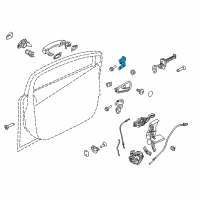 OEM 2017 Ford C-Max Upper Hinge Diagram - CP9Z-5422801-A