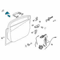 OEM 2014 Ford C-Max Lock Diagram - AM5Z-18168-B
