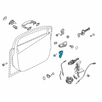 OEM 2014 Ford Focus Lower Hinge Diagram - CP9Z-5422811-A