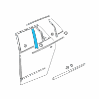OEM 2020 Buick Enclave Applique Diagram - 84252223