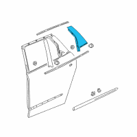 OEM 2020 Buick Enclave Applique Diagram - 84268005