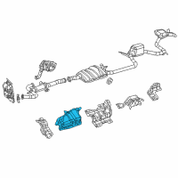 OEM Chrysler Pacifica Shield-Exhaust Diagram - 68270372AB