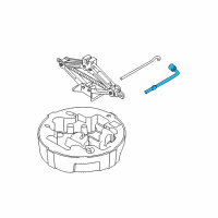 OEM 2022 Kia K5 Wrench-Hub Nut Diagram - 091313B010