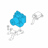 OEM 2016 Hyundai Genesis Coupe Brake Hydraulic Unit Assembly Diagram - 58920-2M830