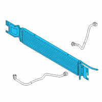 OEM 2012 Ford Transit Connect Oil Cooler Diagram - 9T1Z-7A095-A