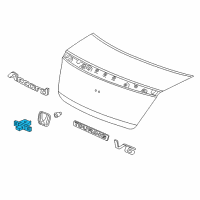 OEM 2017 Honda Accord Switch Assy., Trunk Opener Diagram - 74810-T3L-A01