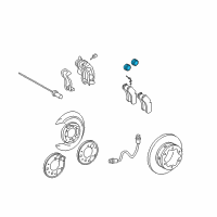 OEM 2003 Dodge Sprinter 3500 Seal-CALIPER Piston Diagram - 5139261AA