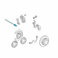 OEM 2004 Dodge Sprinter 3500 Sensor-Wheel Speed Diagram - 5104144AA