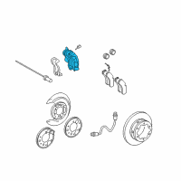 OEM 2003 Dodge Sprinter 2500 CALIPER-Disc Brake Diagram - 5127482AB