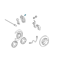 OEM Dodge Sprinter 3500 Sensor-Brake Wear Diagram - 5170962AA