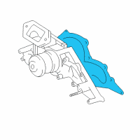 OEM 2003 Toyota Sequoia Water Pump Assembly Gasket Diagram - 16271-0F010