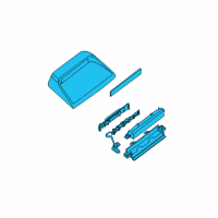 OEM 2012 Nissan Maxima Lamp Assembly-Stop, High Mounting Diagram - 26590-9N00A