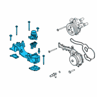 OEM 2022 Ford F-350 Super Duty Water Manifold Diagram - LC3Z-8C368-A