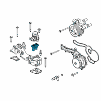 OEM Ford Mustang Thermostat Diagram - BC3Z-8575-E