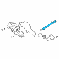 OEM 2015 Lincoln MKT Inlet Tube Diagram - DG1Z-8A505-B