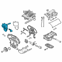 OEM Infiniti Q50 Cover-Valve Timing Control Diagram - 13040-EY02A