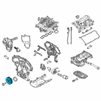 OEM 2017 Nissan 370Z Pulley-Crankshaft Diagram - 12303-JK20A