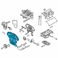 OEM 2012 Infiniti M35h Cover Assy-Front Diagram - 13500-EY00A