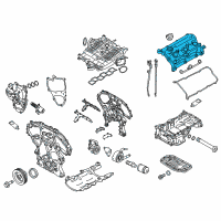 OEM 2012 Nissan 370Z Cover Assembly - Valve Rocker Diagram - 13264-EY01E