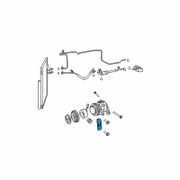 OEM Ram 1500 Bracket-A/C Compressor Diagram - 53031709AA