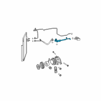 OEM 2009 Dodge Ram 1500 Line-A/C Suction Diagram - 55056863AD