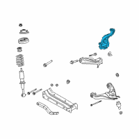 OEM 2005 Ford Explorer Knuckle Diagram - 2L2Z-3K186-BA