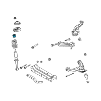 OEM Mercury Spring Insulator Diagram - 4L2Z-5415-AA