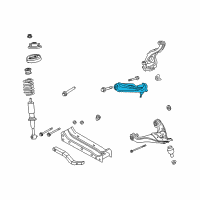 OEM 2002 Mercury Mountaineer Upper Control Arm Diagram - 1L2Z-3085-AA