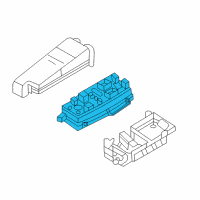 OEM 2006 Kia Sedona Junction Box Assembly-Engine Room Diagram - 919504D172DS