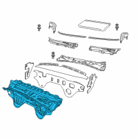 OEM 2005 Pontiac GTO Panel Asm-Dash Diagram - 92209797