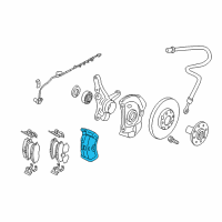 OEM 2001 Hyundai Elantra CALIPER Kit-Front Brake, LH Diagram - 58180-29A40