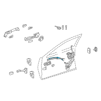 OEM 2009 Lexus LS600h Cable Assy, Front Door Inside Locking Diagram - 69750-50050