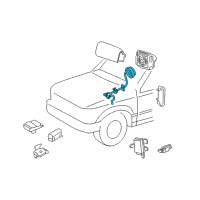 OEM 2001 Ford Explorer Sport Clock Spring Diagram - 1L5Z-14A664-AB